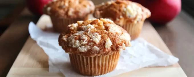 Tender and flavorful bakery style cinnamon Apple-Streusel Muffins loaded with tart bites of fresh.