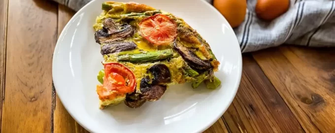 All About This Mushroom, Asparagus, And Tomato Frittata