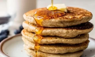 Best oat pancakes combine a nutty flavor