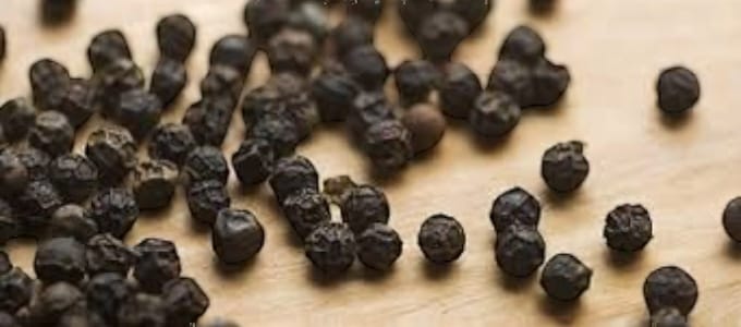 Black pepper on the rable