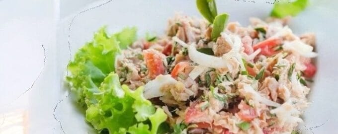 Cranberry Tuna Salad is a light and easy