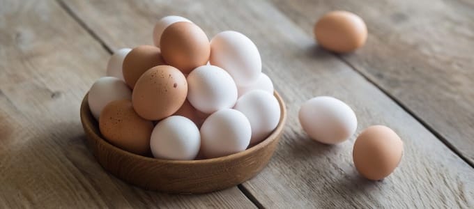 Eggs are powerhouses of nutrition packed with protein and a range of 18 vitamins and minerals.