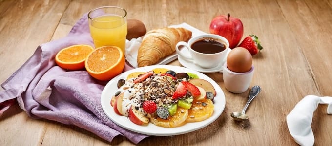 Breakfast is the first meal of the day usually eaten in the morning.