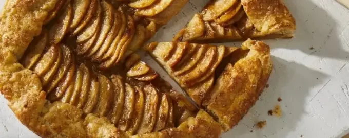 Apple galette is a fancy yet simple version of apple pie.