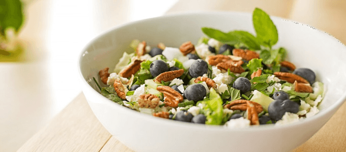 summer salad with Blueberries