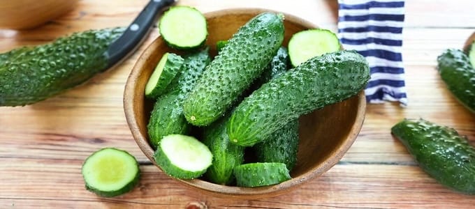 Cucumber is a nutritious fruit with a high water content.