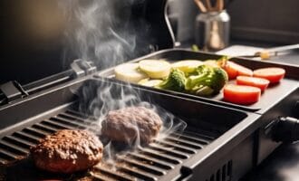 Preheat grill