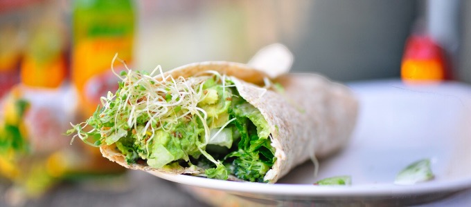 Alfalfa Sprout Wrap