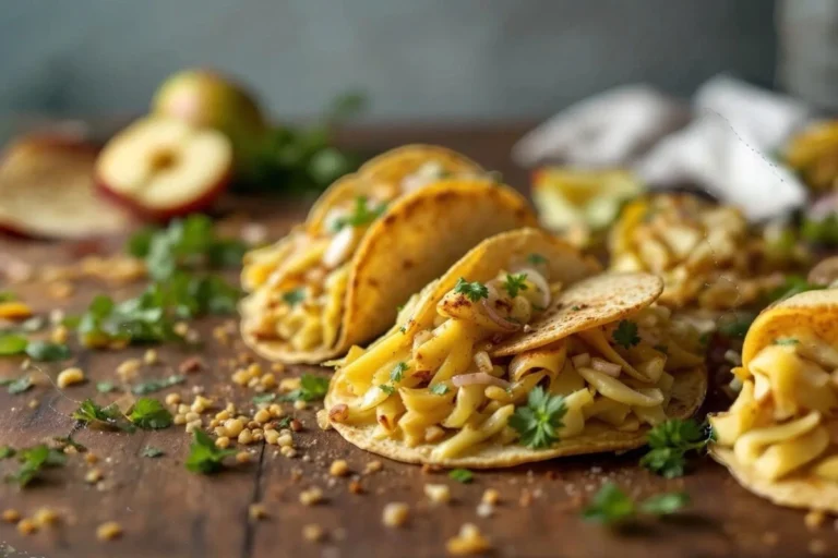 Apple and Artichoke Breakfast Tacos