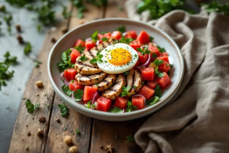 Chicken and Watermelon Salad