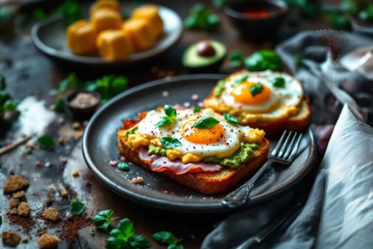 Indian Style Ham and Eggs Breakfast Recipe