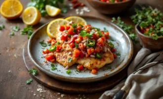 Mexican Chicken with Tomato Jalapeno Relish