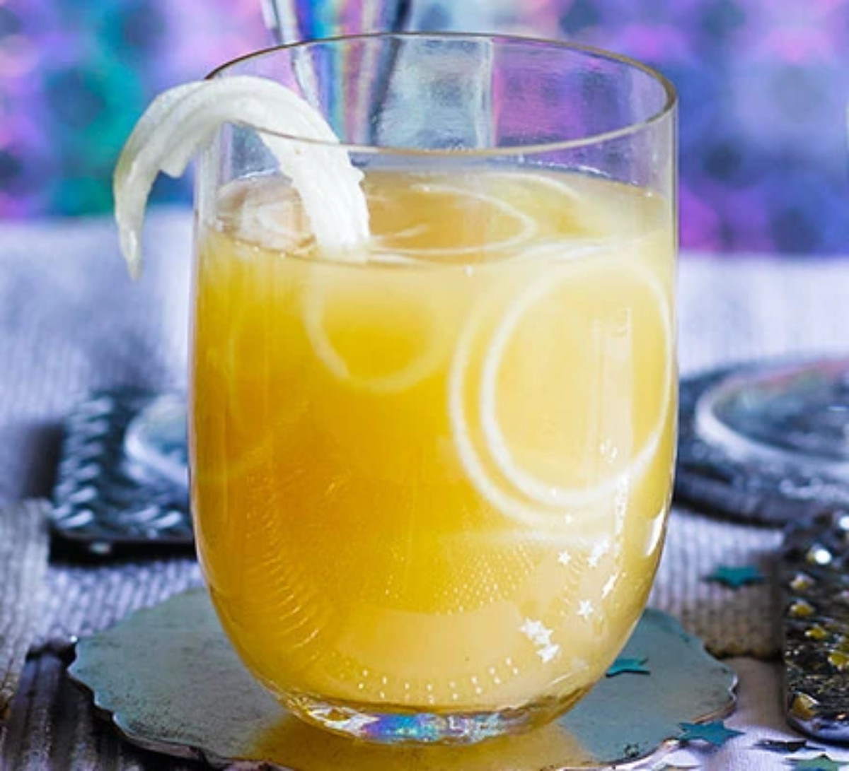 Pear & Vodka Cocktail served in a chilled cocktail glass