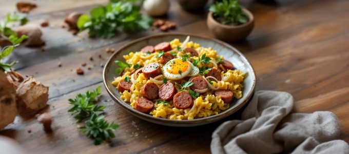 Sausage and Egg Breakfast Stir Fry – Easy 15-minute Breakfast