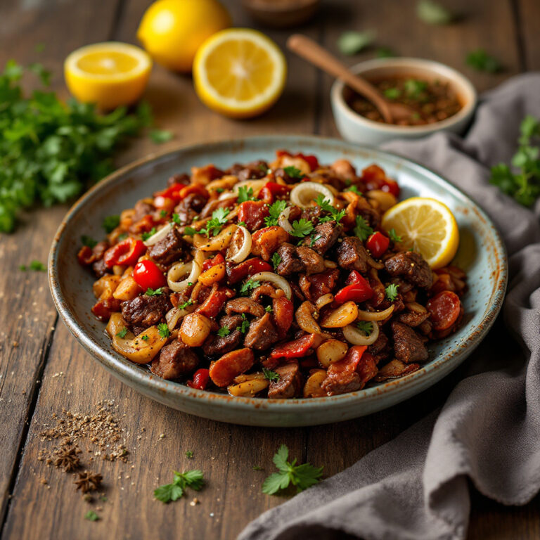 Spicy Beef and Bacon Stir-Fry
